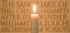 3 CANDLE IN THE ZOUCHE CHAPEL