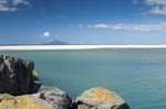 Waipu Beach lagoon