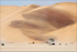 Namibia desert Living Desert dunes and vehicle A