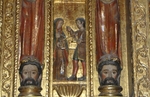 Mani, Yucatán, San Miguel Arcángel, San Antonio nave altar, detail