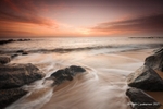 Hopton Beach - Rocks At Sunrise