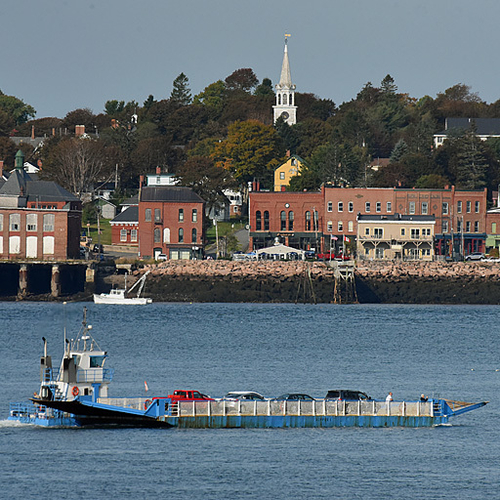 Hopper II Car Ferry linking Campobello Island with Deer Island New Brunswick Canada