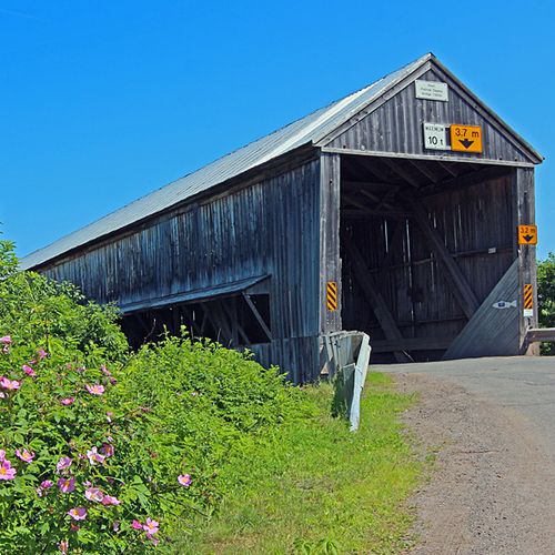 The Patrick Owens Covered Bridge was built in 1909 and is 236 feet long. It is located along the Rusagonis River on W…