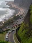 Driving into Lima
