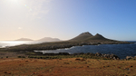 Morning view towards Grand Jason from Steeple Jason, Falklands