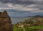 View from cottage in Badenscallie.