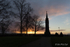 Castle Gardens Wallace Memorial at sunrise - Lisburn