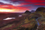 Dawn light over the Quiraing, Isle of Skye