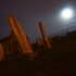 Moonlit Cemetary