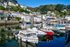 Colourful reflections at Polperro harbour