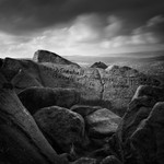 Old Rocks of Ilkley Moor #1 (square format)