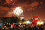 Bristol landscape_Bristol Balloon Fiesta night glow _B035_Ian Wade
