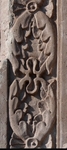 Façade portal relief, palm leaves