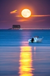 z4284 Moonrise Reflections, Bembridge