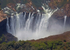 Victoria Falls Zambia View from Helicopter