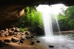 Behind the Falls