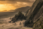 Sunset at Slea Head Drive, Ireland.
