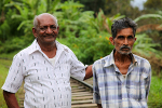 Tea plantation worker friends, Ella Sri Lanka