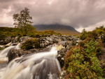 River Coupall Waterfall, Buachaille Etive Mor (2)