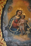 Santiago Apóstol, nave painting, Madonna & Christ Child