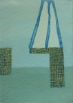 Stability Series 1, Acrylic on Canvas, 12.5cm x 17.5cm