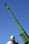Murmansk Alyosha memorial and gun barrel