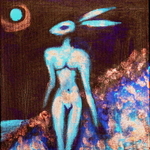 Night Harewoman © Rowan Taliesin  2009