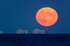 Full Sturgeon moon rising over the Needles - 4