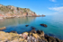 Turquoise sea at Anstey's Cove in springtime