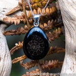 Sold jpai 186 Whitby Jet & Ammonite Inlay
