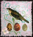 Fabric Bird Collage 6