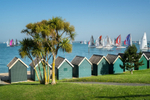 z3440 Round the Island Race, Gurnard Beach Huts
