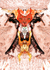 FD9 Fox face, owl and swinging chimp