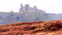 Tantallon Castle on a misty day