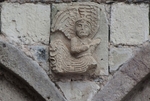 Cloister arch, spandrel relief