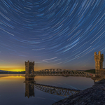 Star Trails at Vartry Reservoir, Co Wicklow