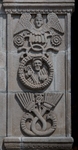 Façade portal, left pilaster