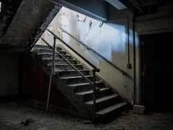 Sydenham/Montebello Hospital (Baltimore, MD) | Basement Stairway