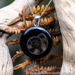 Sold jpai 184 Whitby Jet & Ammonite Inlay