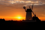 The Windmill at Sunrise