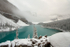 Lake Moraine in the snow