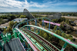 Abandoned Six Flags (New Orleans, LA) | Jester Ride Crest