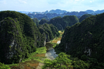 Trang An Scenic Landscape viewpoint, Tam Coc, Vietnam
