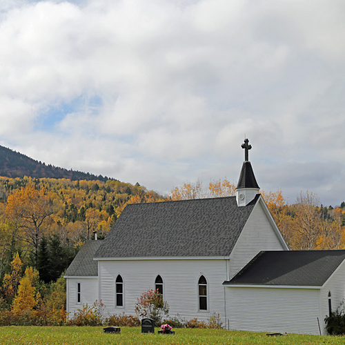 St. Anthony's Catholic Church in Upham, Kings county, New Brunswick was consecrated in 1897.