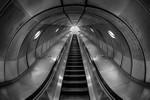 Up the escalator, Southwark tube station