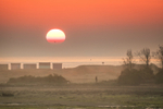 z3299 Misty Sunrise over the Duver St Helens