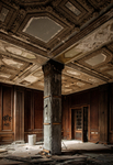 Lee Plaza Hotel (Detroit, MI) | Dining Room Ceiling