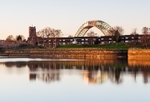 Runcorn Bridge and St Mary's Church, Widnes (1)