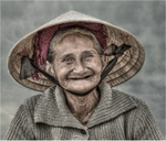 Happy Boat Lady