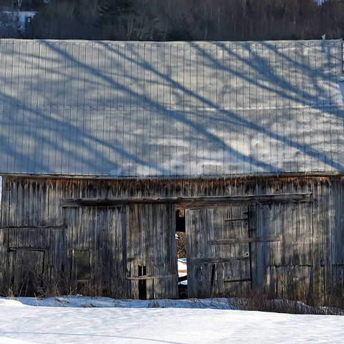 Old barn in Queens County, NB, Canada